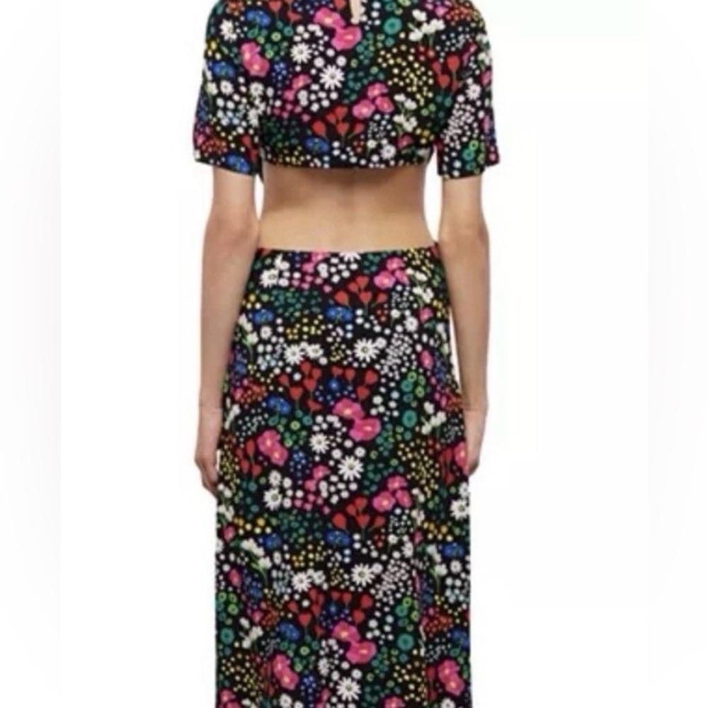 The Kooples Black Floral Dress - Picture 4 of 10